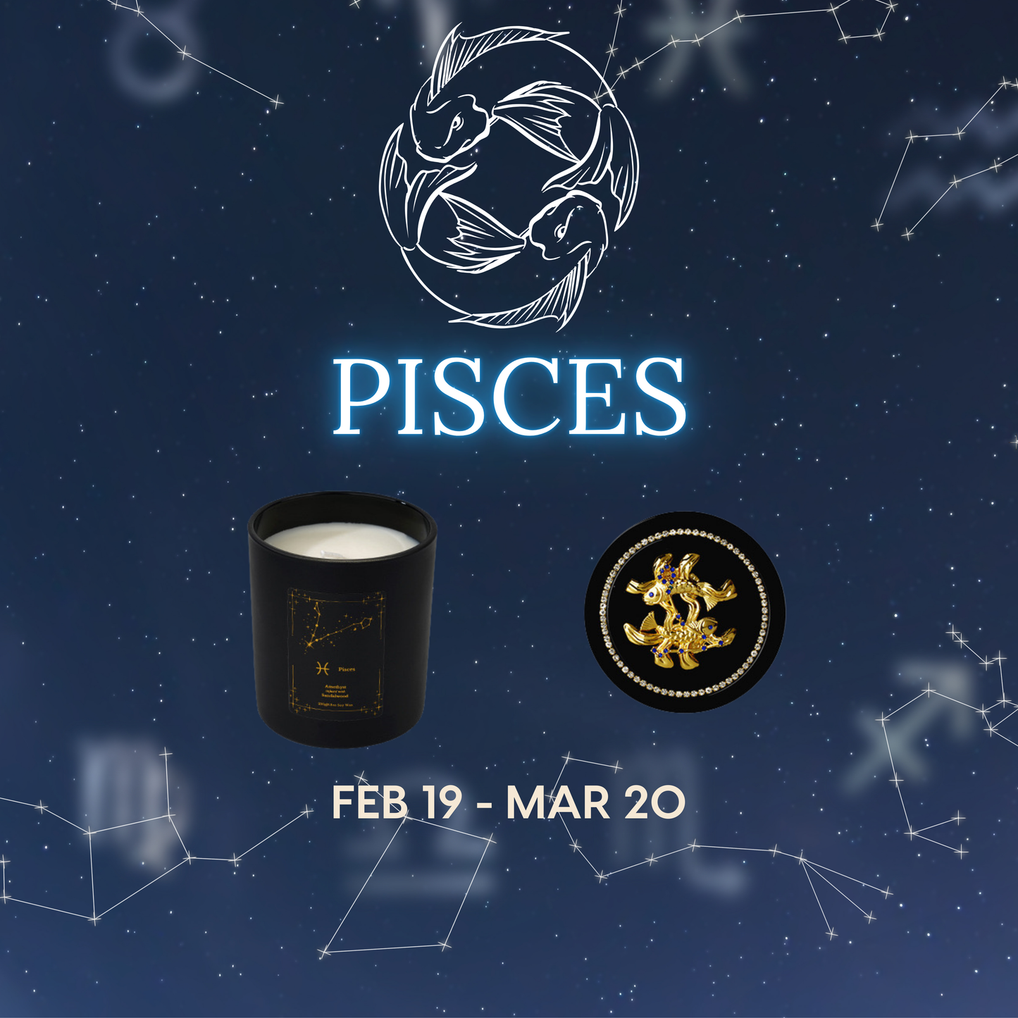 Zodiac Candle Gift Box – Set of 12 Astrology-Themed Candles for All Star Signs