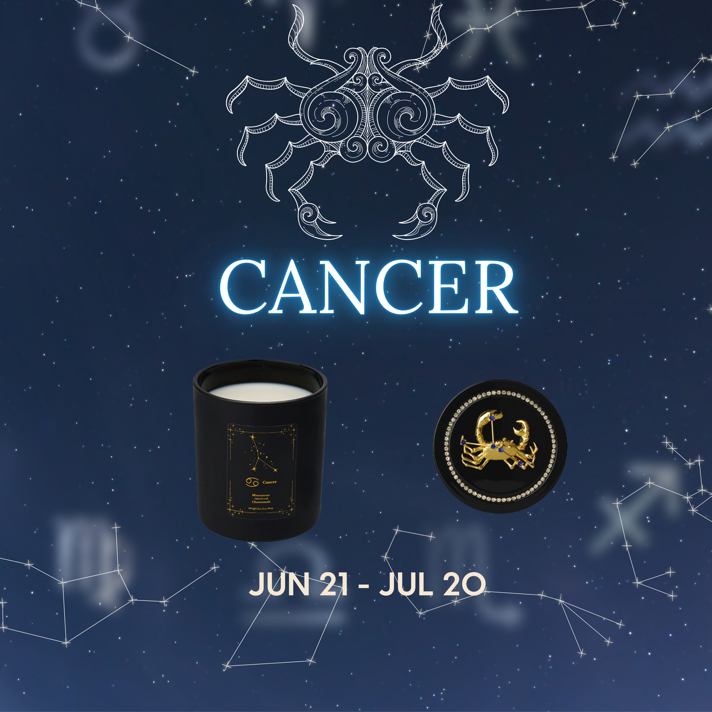 Zodiac Candle Gift Box – Set of 12 Astrology-Themed Candles for All Star Signs