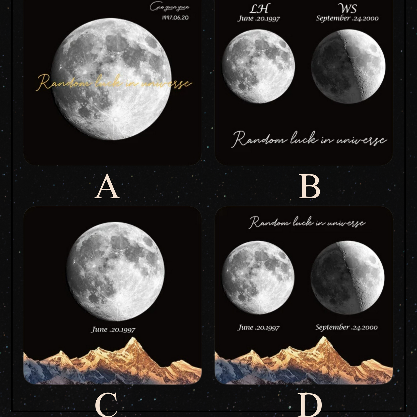 Personalized Moon Phase Gifts – Custom Lunar Memories for Every Special Moment